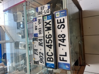 Fabriquer des plaques d'immatriculation Guadeloupe